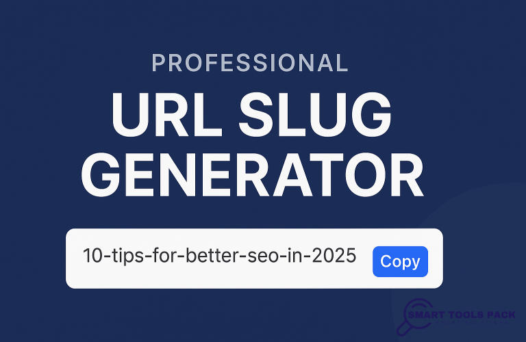 URL Slug Generator – Instantly Create SEO-Friendly and Human-Readable Slugs